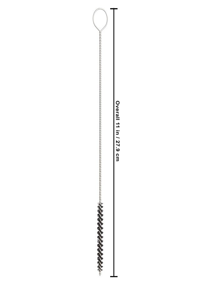Redecker Nylon Hair Gripping Brush, 11 inches, Sturdy Wire Handle, Removes Hair from Sinks and Drain Pipes, Hanging Loop for Storage, Made in Germany - Image 4