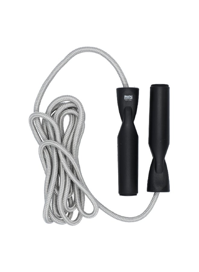 BODY SCULPTURE Skip Rope with Handles Black and Grey 9ft BK-135-B - Image 4