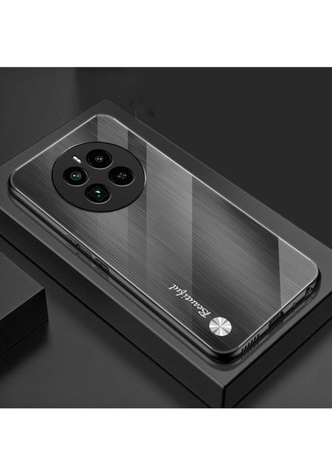 Gradual Realme GT5 Pro Mobile Phone Case: Full Glass Shell and Silicone Package, Ultra-Thin Anti-Fall Protection for a Simple and Stylish Mobile Phone Case