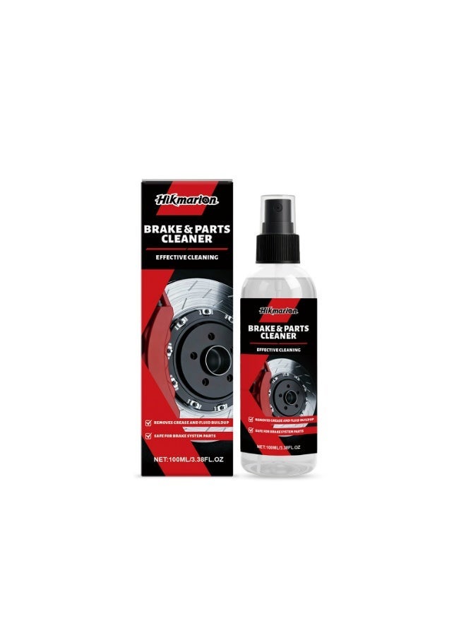 Hikmarion Car Brake Cleaner Spray 100ml Fast Drying Brake Parts Cleaner Removes Oil Grease Dust - Image 1