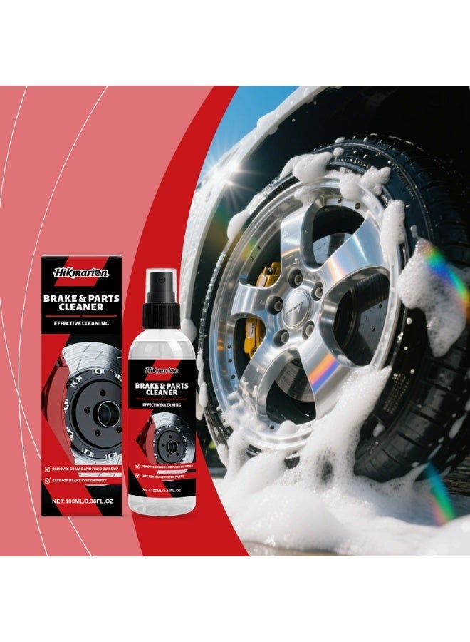 Hikmarion Car Brake Cleaner Spray 100ml Fast Drying Brake Parts Cleaner Removes Oil Grease Dust - Image 5