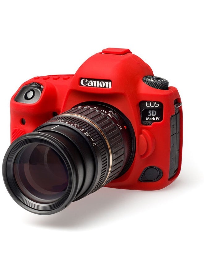 easyCover Silicone Protective Camera Case for Canon 5D Mark IV / 5D Mark 4 – Red Shockproof DSLR Camera Cover Skin - Image 4