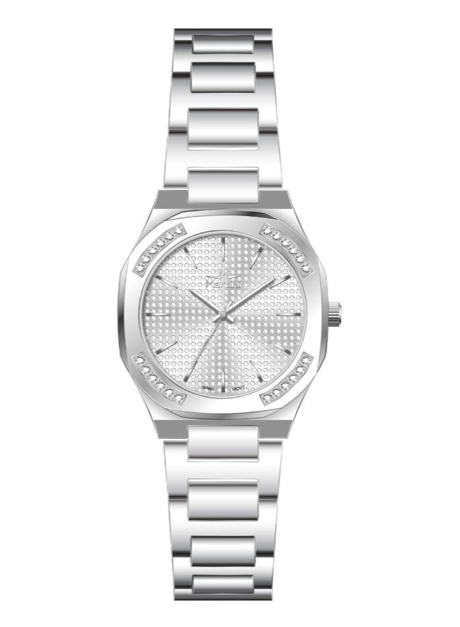 MARTINI Elegant Martini Women's Watch Stylish Silver Dial Stainless Steel Band Water Resistant Perfect for Casual and Formal Wear - Image 1