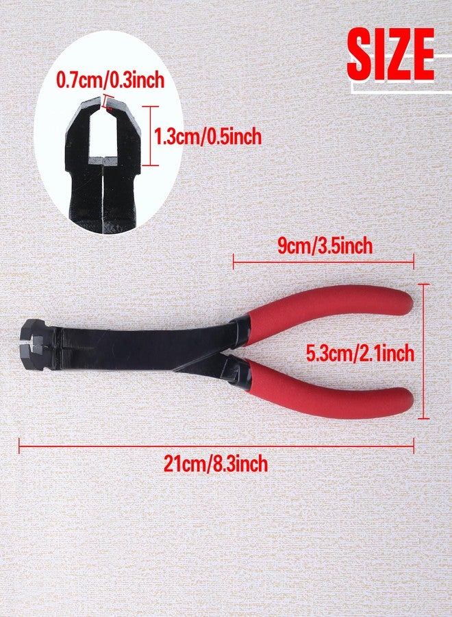 LEONTOOL 75 Degree Angled U-Joint Snap Ring Pliers Push Pin Removal Pliers for Automotive and Medium Duty Trucks, Cars, Equipment, and ATV/UTV, Push Pin Pliers for use with Class 1-5 Vehicles - Image 4