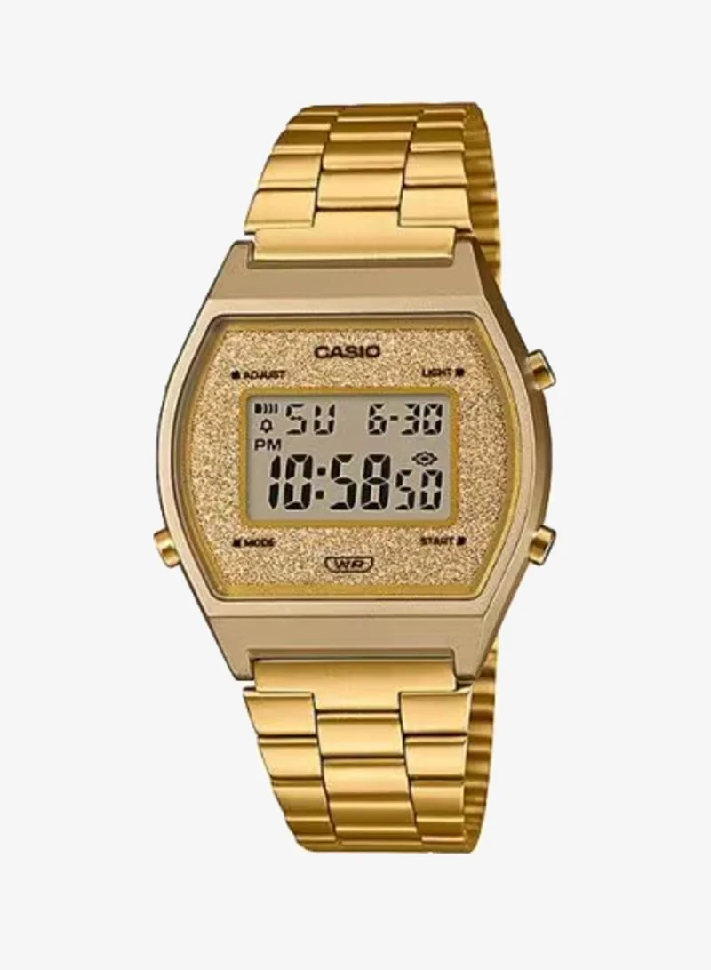 Casio Unisex Stainless Steel Digital Watch B640WGG-9DF - 35 mm