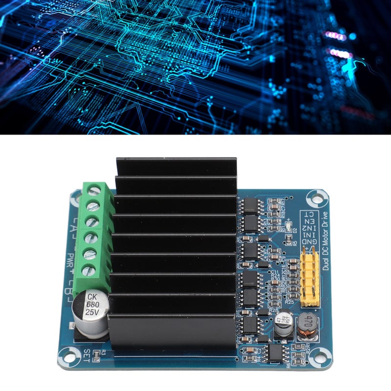 Motor Driver Module 0‑30A Dual Channel H Bridge Reversible PWM Speed Control DC Motor Drive Board DC5‑12V - Image 2