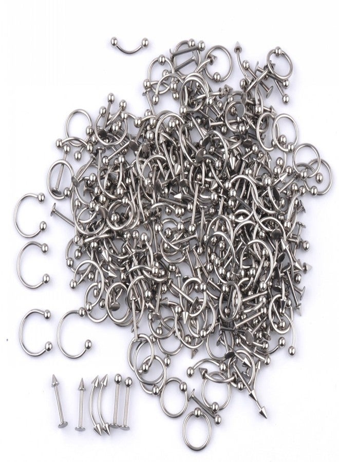 IPINK Piercing Kit 14G-16G Steel Body Piercing Belly Button,Tongue, Eyebrow, Nipple, Lip, Nose, Chi Gauge - Image 1