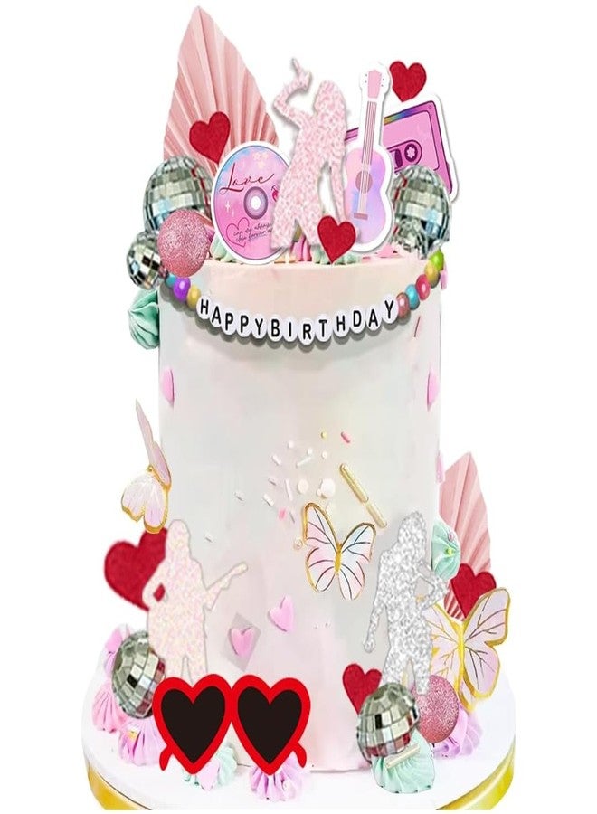 DiDida Music Singer Cake Topper for Music Fans, 5-Piece Set, Perfect for Concert-Themed Cake Decoration - Image 1