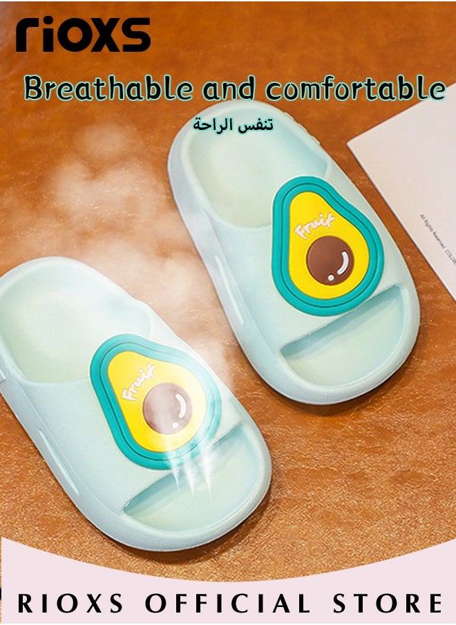 ريوكس - الأطفال النعال، النعال غير المنزلق للأطفال الأطفال الأولاد الفتيات، الراحة النعال الصندل الخفيف، شرائح الحمام الجاف السريع، الأطفال النعال للجنسين للحمام حمام الصيف في الهواء الطلق الأحذية الشاطئية - Image 1