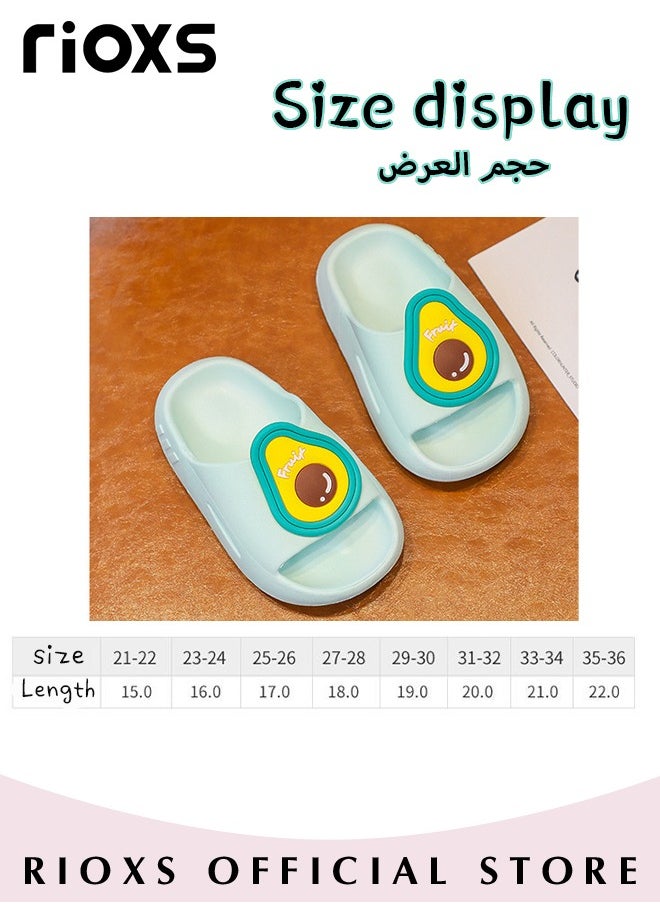 ريوكس - الأطفال النعال، النعال غير المنزلق للأطفال الأطفال الأولاد الفتيات، الراحة النعال الصندل الخفيف، شرائح الحمام الجاف السريع، الأطفال النعال للجنسين للحمام حمام الصيف في الهواء الطلق الأحذية الشاطئية - Image 1