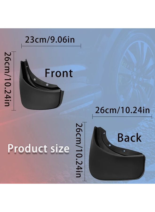Volvo V90 2017 2019 Mud Flaps 4PCS Durable Scratch Resistant Front Rear Wheel Protection - Image 3