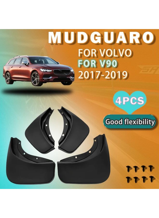 Volvo V90 2017 2019 Mud Flaps 4PCS Durable Scratch Resistant Front Rear Wheel Protection - Image 2