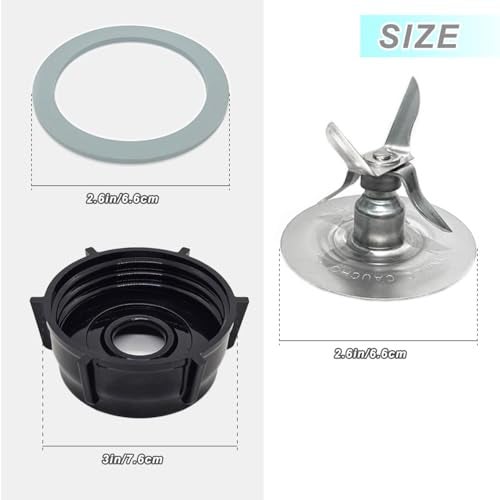 Kuntorie 6 Cup Blender Glass Jar with Blade, Blender Replacement Parts for Aspas Para Licuadora Oster Osterizer Classic Series (NOT fit Pro, Master or Versa models) - Image 3
