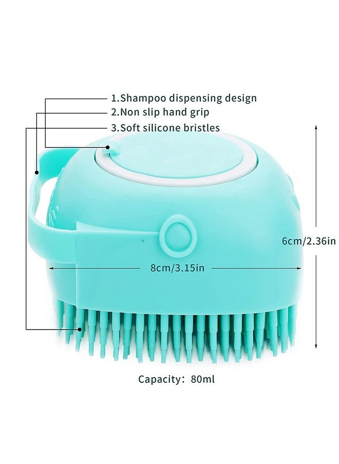 EQUVIA EQUVIA Silicon Massage Bath Brush Hair Scalp & Bathing Brush For Cleaning Body Scrubber Shampoo Dispenser Bathing Tool | Brushes, Men & Women  - Image 5