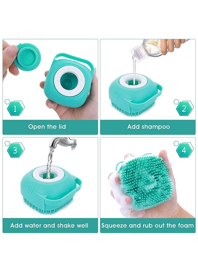 EQUVIA EQUVIA Silicon Massage Bath Brush Hair Scalp & Bathing Brush For Cleaning Body Scrubber Shampoo Dispenser Bathing Tool | Brushes, Men & Women  - Image 4