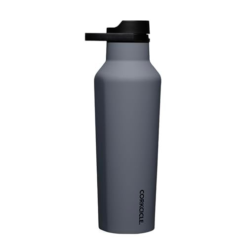Corkcicle Sport Canteen Keeps Drinks Cold 25 Hours Stainless Steel Water Bottle TripleInsulated SpillProof Summer Drinkware Gift Keeps Drinks Ice Cold 20 oz Hammerhead