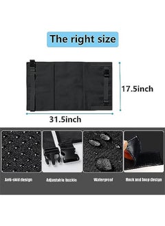 Beauenty Airplane Bed for Toddler, Airplane Footrest for Kids Seat Extender, Portable Toddler Travel Bed, Airplane Leg Rest for Kids to Lie Down, Baby Travel Essentials for Flying Sleeping（Black）  - Image 2