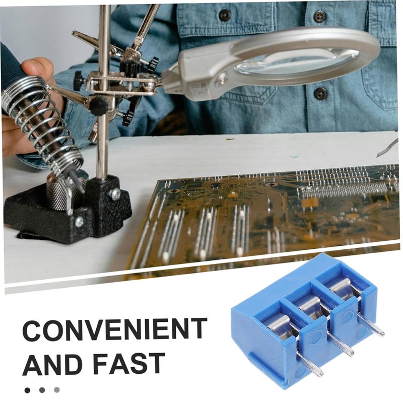 PRETYZOOM مجموعة من 20 قطعة موصل طرفي برغي ثنائي الفينيل متعدد الكلور لأسلاك الإلكترونيات المنزلية - Image 4