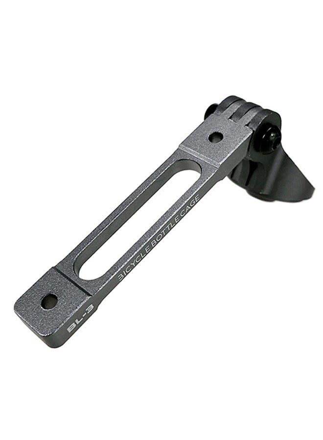 NIBEMINENT Aluminum Alloy Bicycle Bike Handlebar Water Bottle Cage Holder Adapter Clamp 14.6x3.3x2cm - Image 1