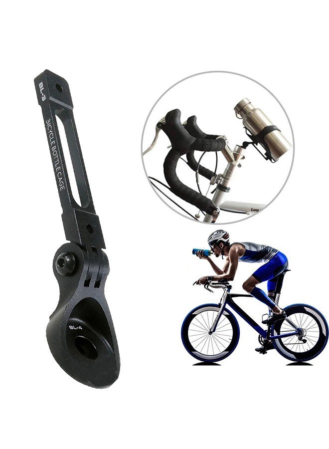NIBEMINENT Aluminum Alloy Bicycle Bike Handlebar Water Bottle Cage Holder Adapter Clamp 14.6x3.3x2cm - Image 2