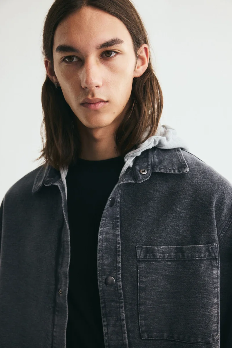 H&M Hooded overshirt