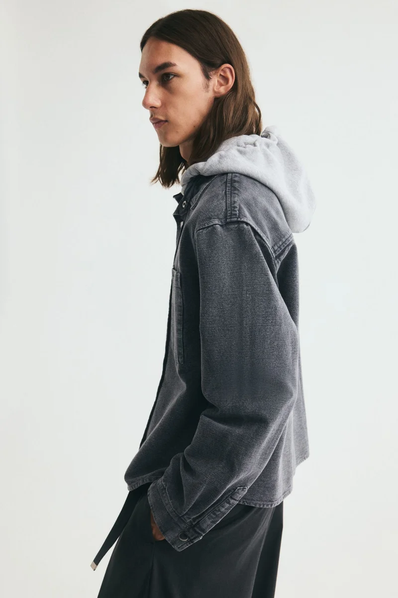 H&M  Hooded overshirt for Men | Best Price UAE