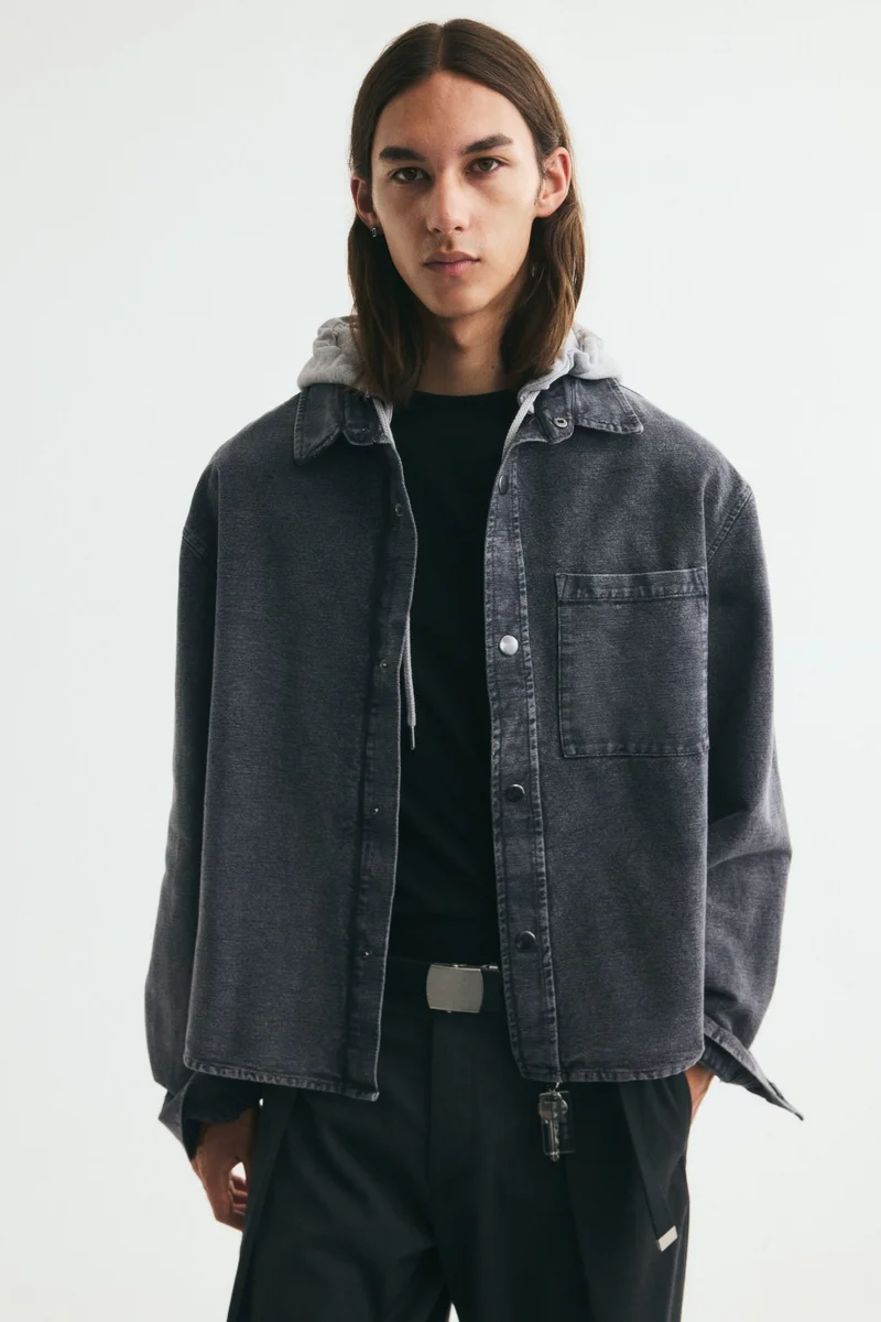 H&M Hooded overshirt