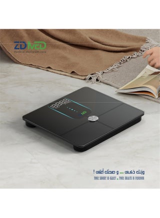 Zidmed Smart Wi-Fi & Bluetooth Body Weight Scale (12+ Metrics)+WIFI Model – High-Precision Tempered Glass - view 5