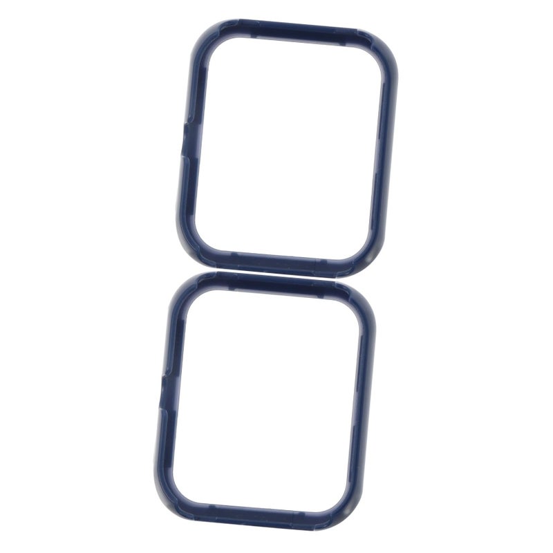 قطعتان غطاء واقي لساعة ذكية مقاس 4×3.8×0.5 سم كما هو موضح اللون - Image 1