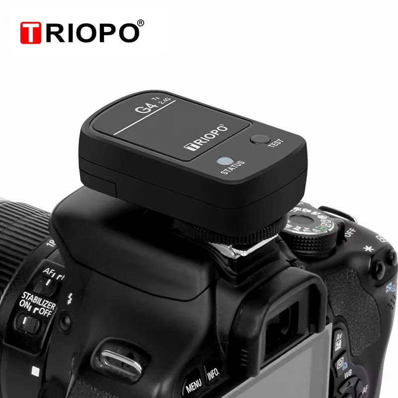 Triopo G4 Wireless Flash Trigger Transmitter 2.4g Universal Sync for Canon Nikon Sony Fuji - Image 4