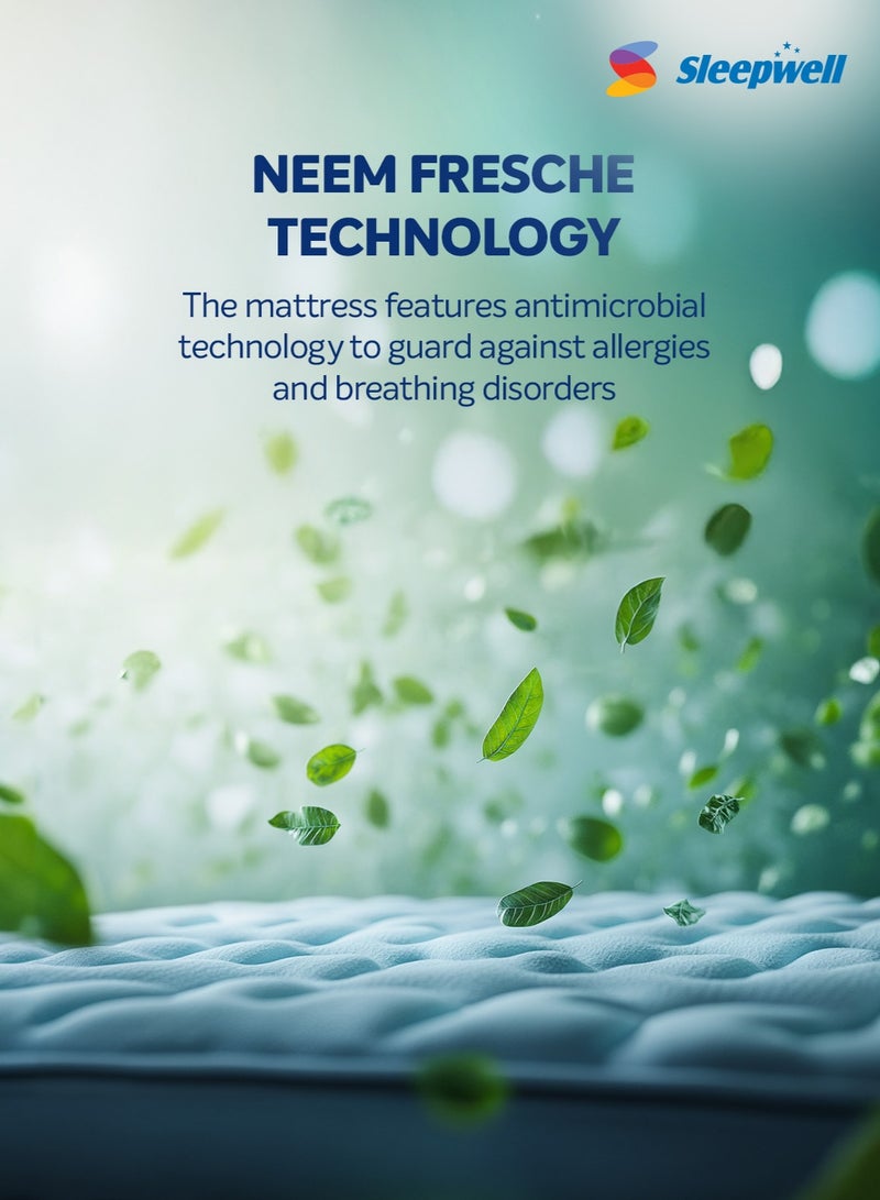 Sleepwell Dual Pro Profiled Foam | 10 Night Trial | Reversible | Gentle And Firm Triple Layered Anti Sag Foam Mattress | Twin Bed Size (200L x 120W x 20H cm) - Image 3