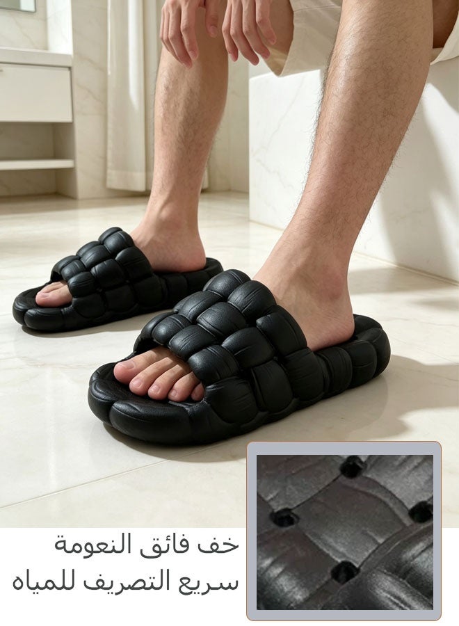 Men's ultra-light non-slip breathable slippers,showers bathrooms slippers with quick-drain - Image 1