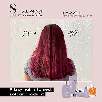 Alfaparf Milano Semi de lino Smooth Acondicionador Alisador Cabello rebelde  - Image 4