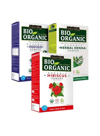 Bio Organic Natural And Pure Indigo Powder ; Indigofera Tinctoria Herbal Henna Powder With Hibiscus Powder For Hair Care (100G*3= 300G) - pzsku/Z7E64717D6D98576495B2Z/45/_/1682335986/71470f3c-6b1c-40a9-bafe-938f074108f9