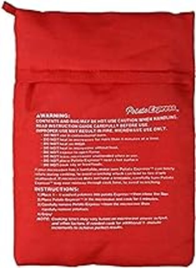 one year warranty_Microwave Baked Potato Express Baking Bag 