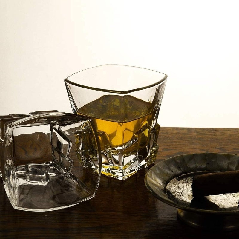 TIENER Elegant Whiskey Glass 300 Ml | Kitchen, Restaurant & Party Glass Set of (4) - Image 5
