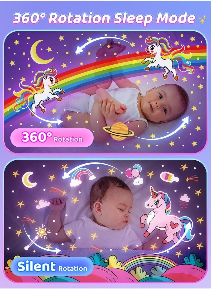 JAJEEK Night Light for Kids | 21 Colors + 15 Films + 360° Star Lights for Ceiling Projector | Remote Control + 10 Music Star Projector for Kids | Cute Night Light Projector for Girls Age 1-9  - Image 5