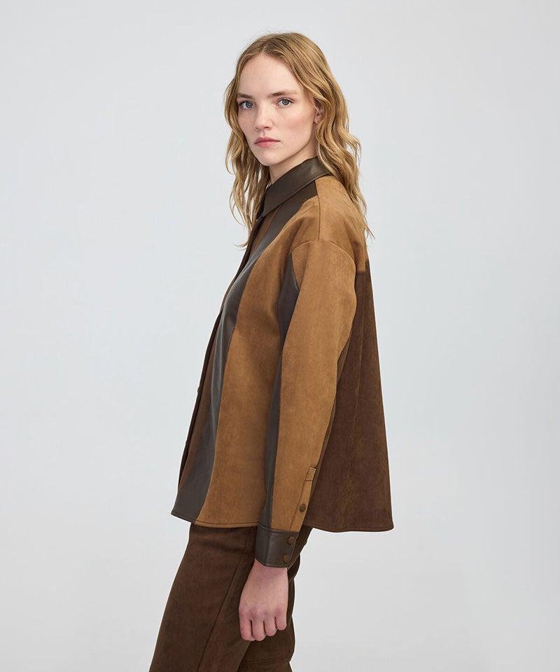 Ipekyol Color-Block Mixed Shirt - Image 3