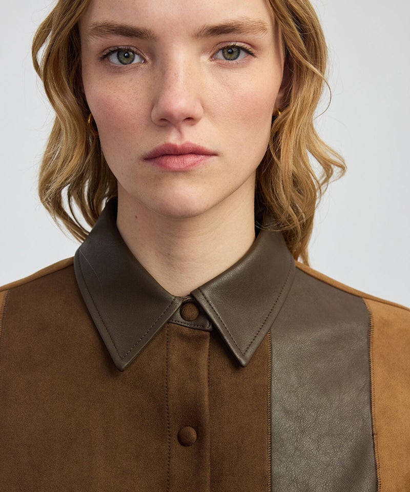 Ipekyol Color-Block Mixed Shirt - Image 4