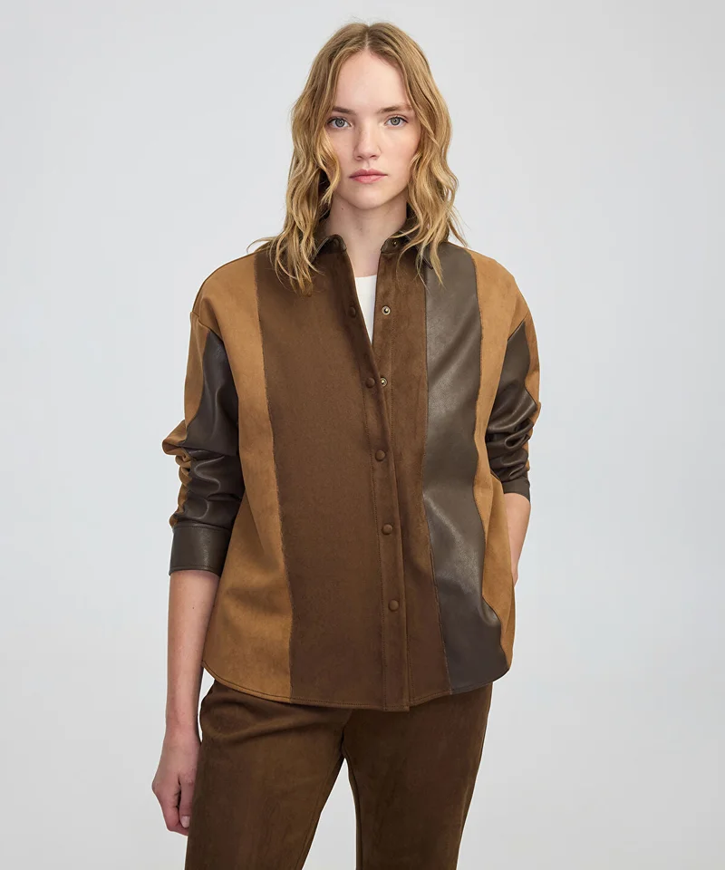 Ipekyol Color-Block Mixed Shirt
