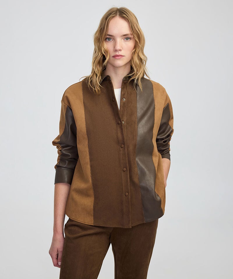 Ipekyol Color-Block Mixed Shirt - Image 1