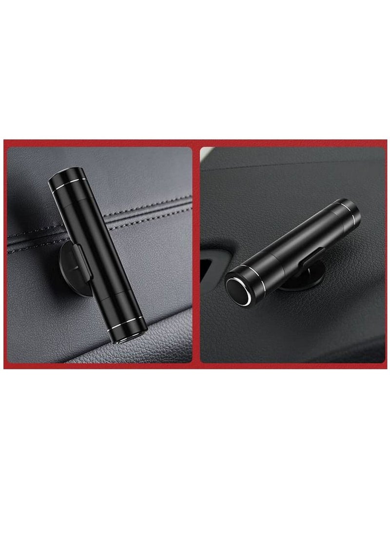 Portable Safety Hammer Emergency Escape Tool, Multifunctional Window Breaker with Seat Belt Cutter, Portable Safety Hammer Emergency Escape Tool, One Second Breaking Window Escape (Black)