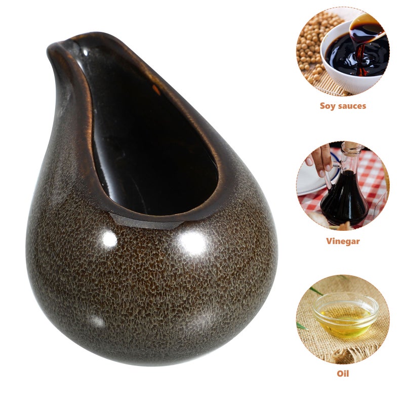 Ceramic Sauce Pitcher Creamer Gravy Boat Dressing Serving Pitcher Pouring Dressing Jug - Image 4