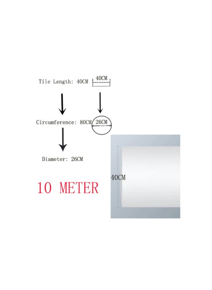 1-Piece Flat Lay Diameter 40CM Cold Air Conveying Bag,Lenth 10 Meter,Colour White - Image 2