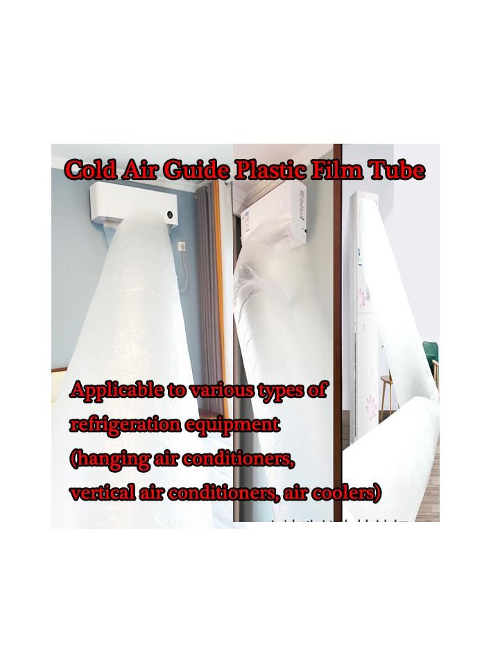 1-Piece Flat Lay Diameter 40CM Cold Air Conveying Bag,Lenth 10 Meter,Colour White - Image 3