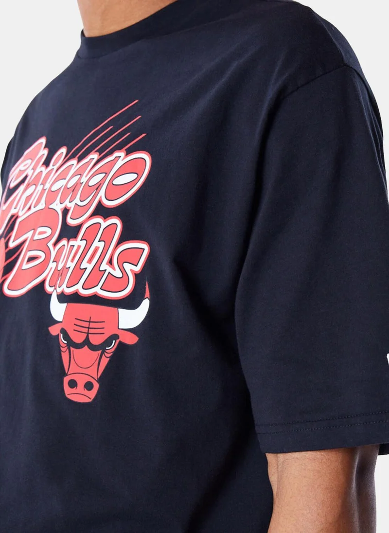 NEW ERA Men's NBA Chicago Bulls Script T-Shirt