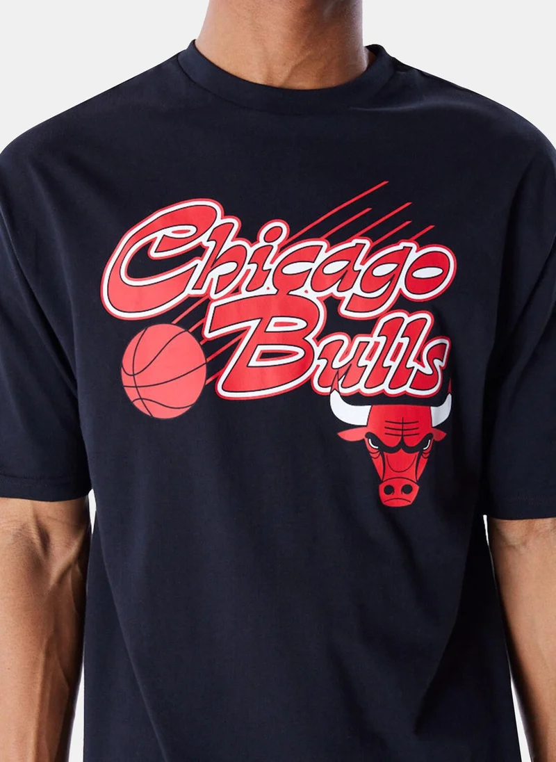NEW ERA Men's NBA Chicago Bulls Script T-Shirt