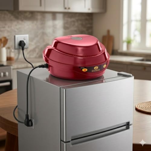 Everest ABS EPS 50 Voltage Stabilizer for Single Door Refrigerator Upto 310 litres | Convenient LED Indicator (Cherry Red Colour) (Working Range : 130 V - 290 V) (Capacity : 2 A) (5 Years Warranty) - Image 4