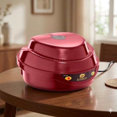 Everest ABS EPS 50 Voltage Stabilizer for Single Door Refrigerator Upto 310 litres | Convenient LED Indicator (Cherry Red Colour) (Working Range : 130 V - 290 V) (Capacity : 2 A) (5 Years Warranty) - Image 3