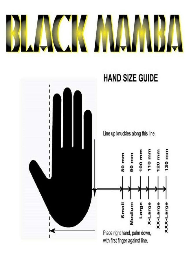 Black mamba قفازات نيتريل سوداء مامبا مقاس كبير جداً - Image 2
